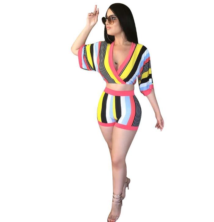 Sexy 2 Piece Stripe Set