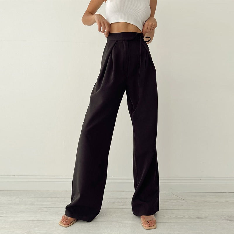 Women's Knitted Wide Leg Pants