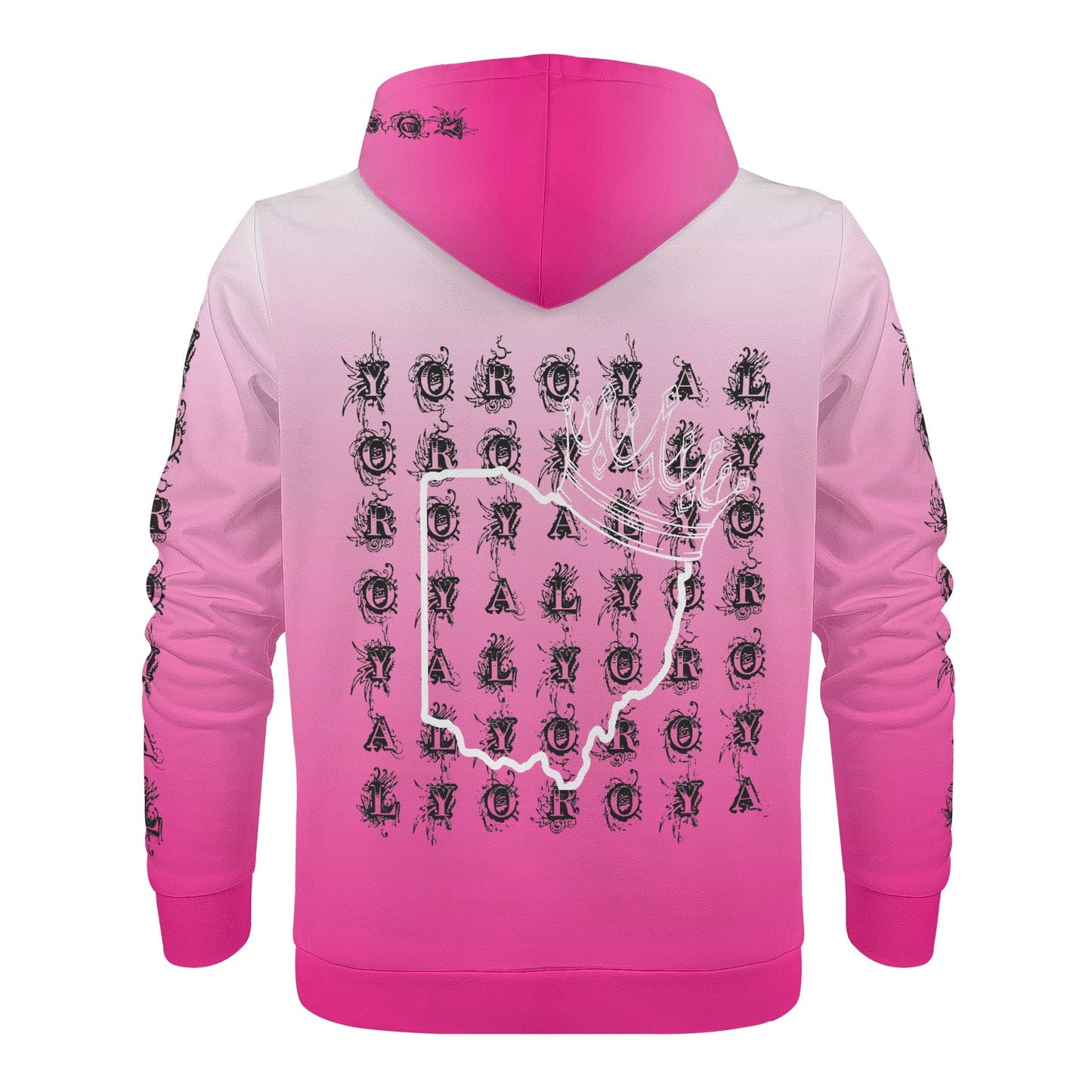 Yo Royal Pink Fade Hoodie
