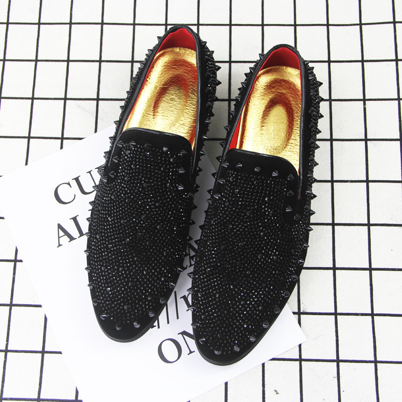 Men’s Dress Spiked Loafers