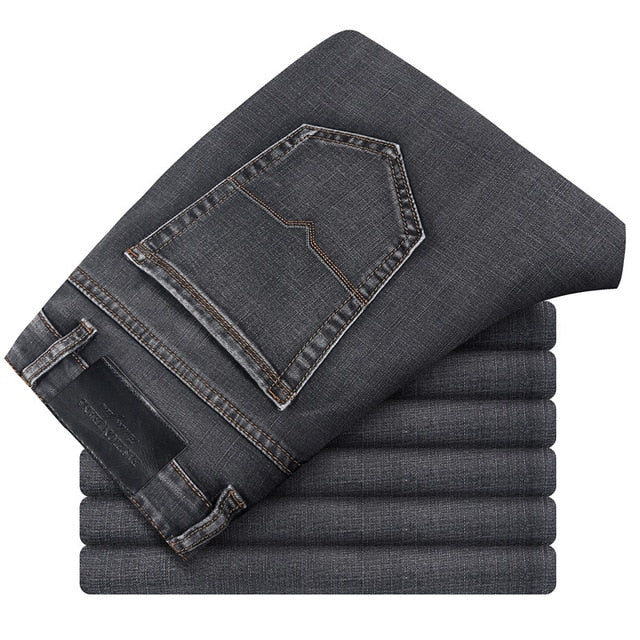 Men's Grey Casual Jeans