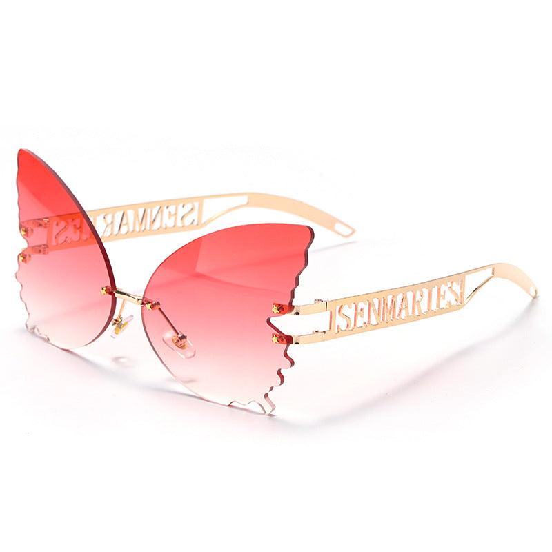 New Large Frame Butterfly Sunglasses