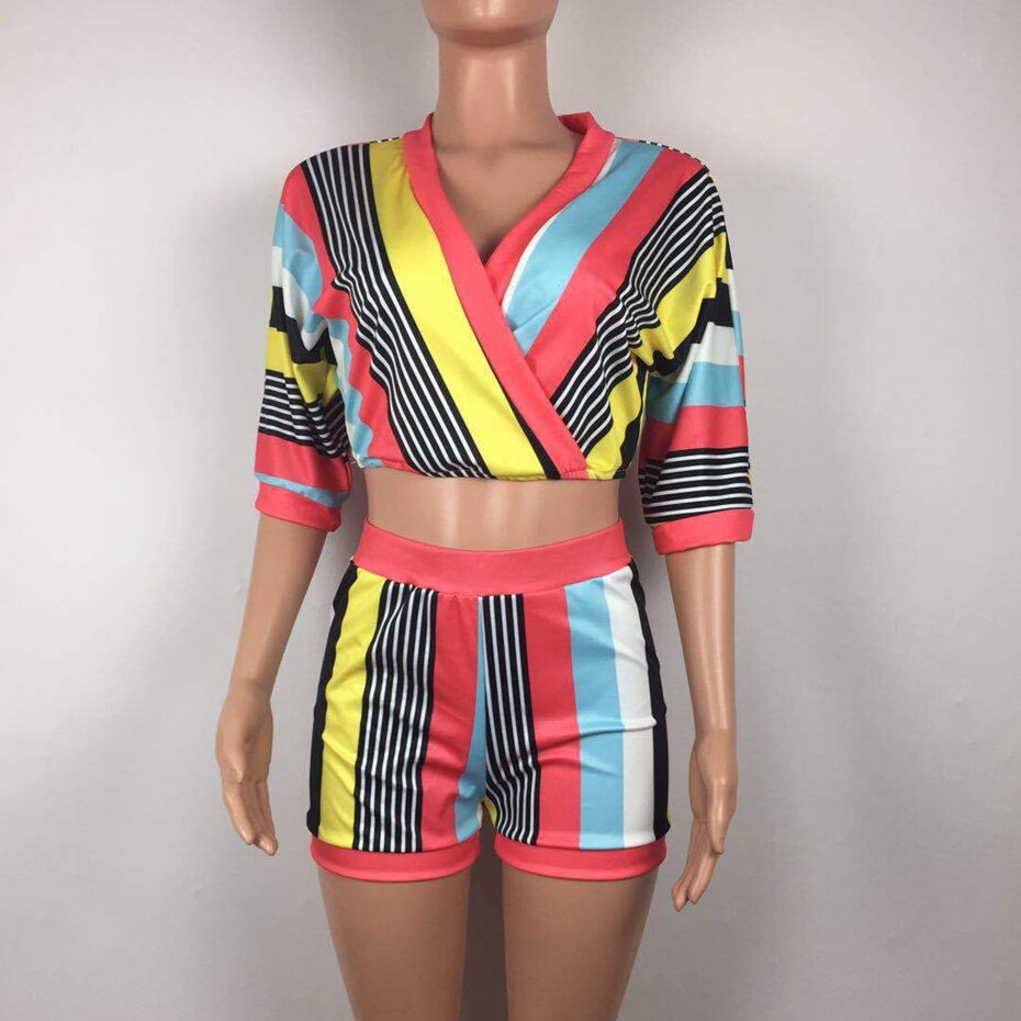 Sexy 2 Piece Stripe Set