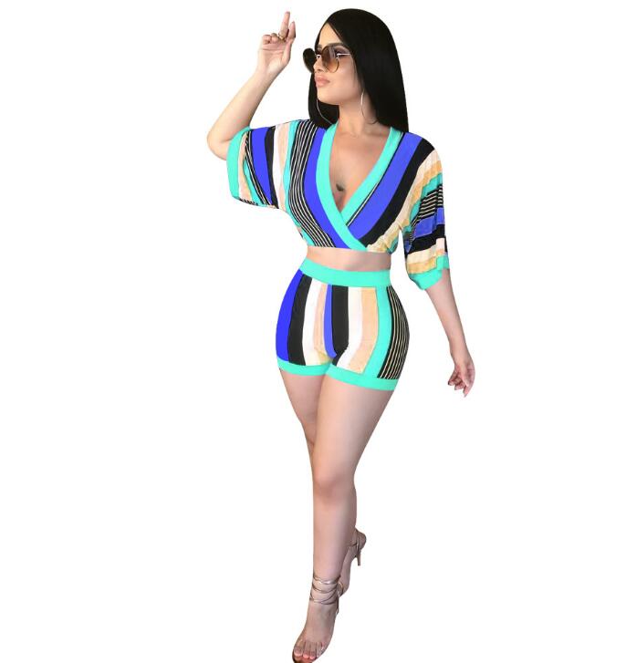 Sexy 2 Piece Stripe Set