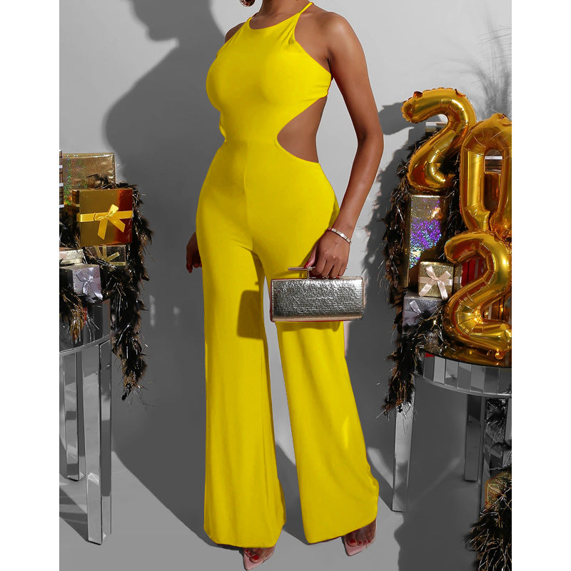 Women's Wide Legged Sleeveless Bodysuit