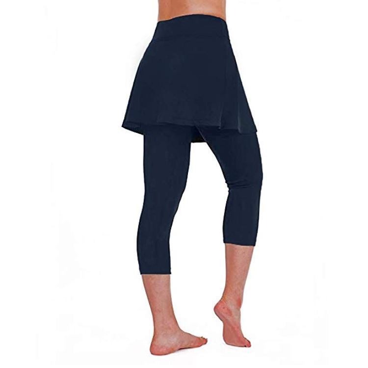 Two-Piece Skirt Yoga Pants for Women's Leggings
