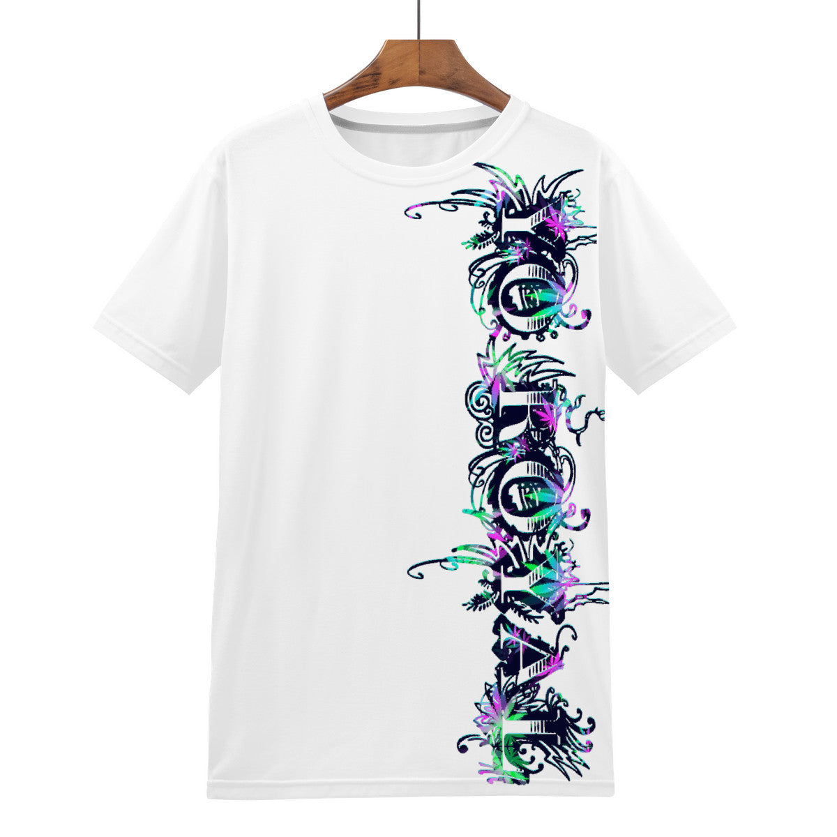 Neon Weed Leaf YR Tee
