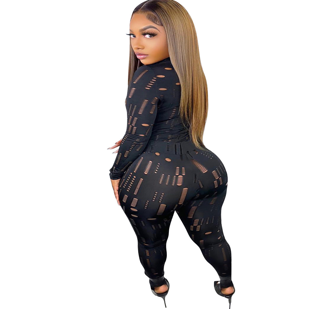 Women's Ripped One Piece Suit