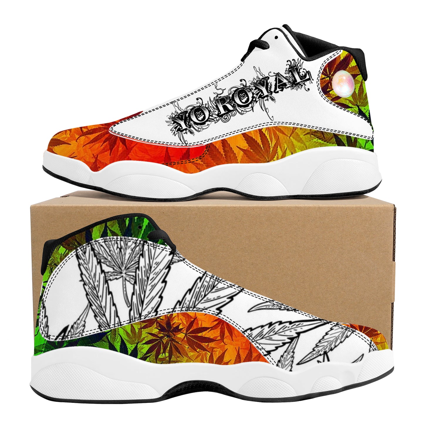 420 Basketball Shoes - Rasta