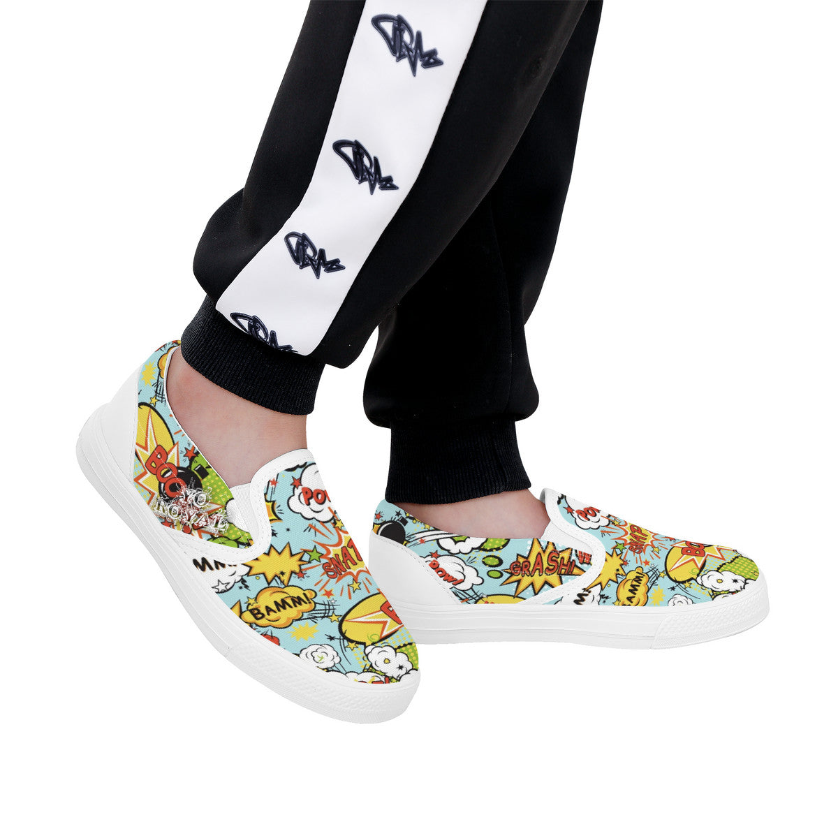 Kids Comic Slip Ons