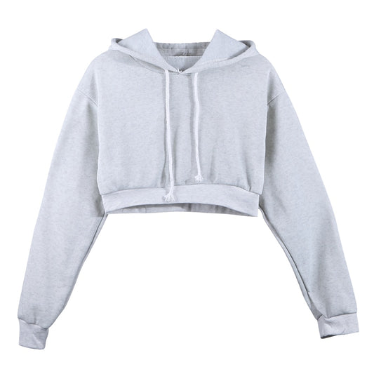 Women's Crop Top Hoodie