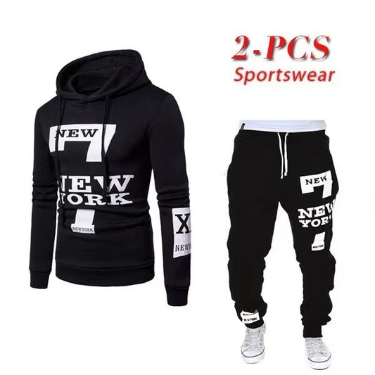 Hooded Two piece Set for Men