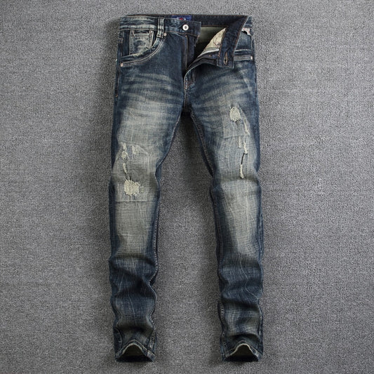 Men's Denim Ripped Jeans