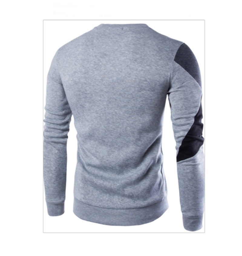 Casual O-Neck Slim Cotton Knitted Mens Sweaters