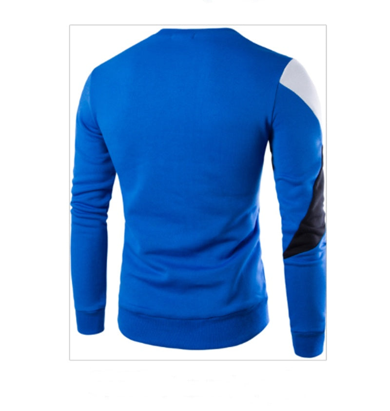 Casual O-Neck Slim Cotton Knitted Mens Sweaters