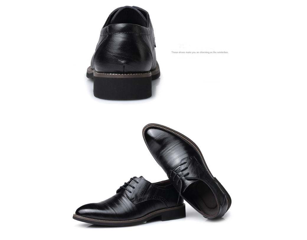 Men's leather shoes