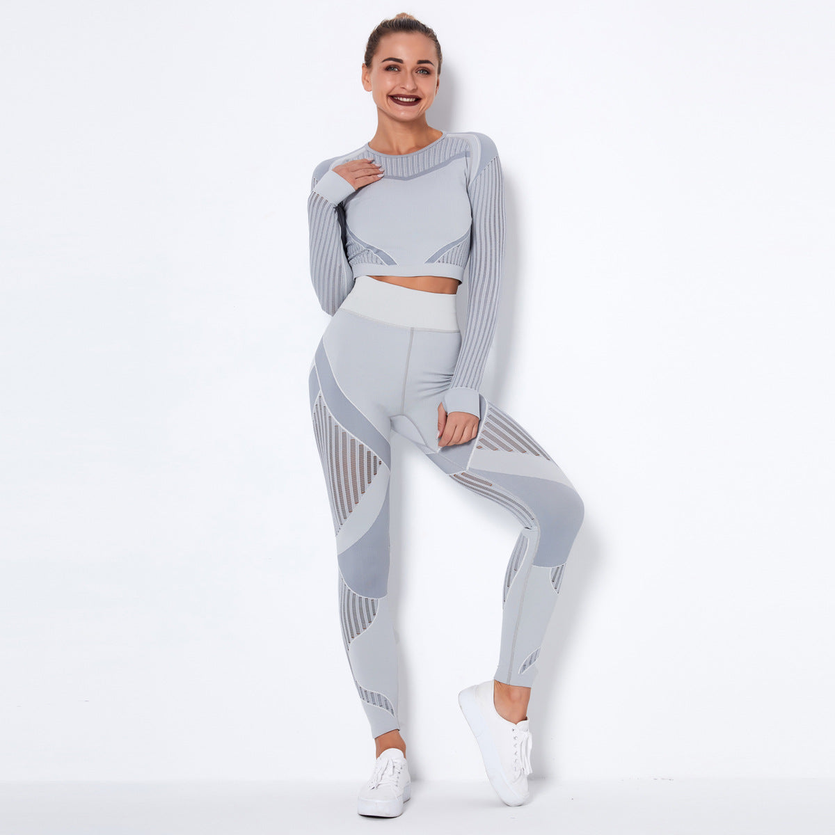 Long-Sleeved Yoga Set