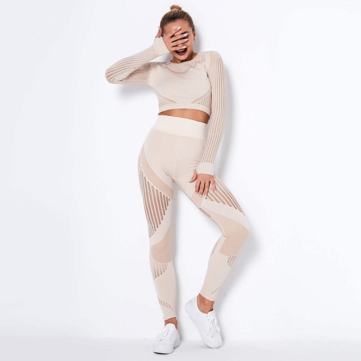 Long-Sleeved Yoga Set