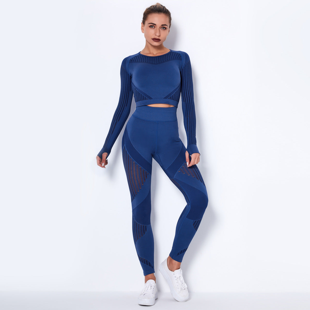 Long-Sleeved Yoga Set