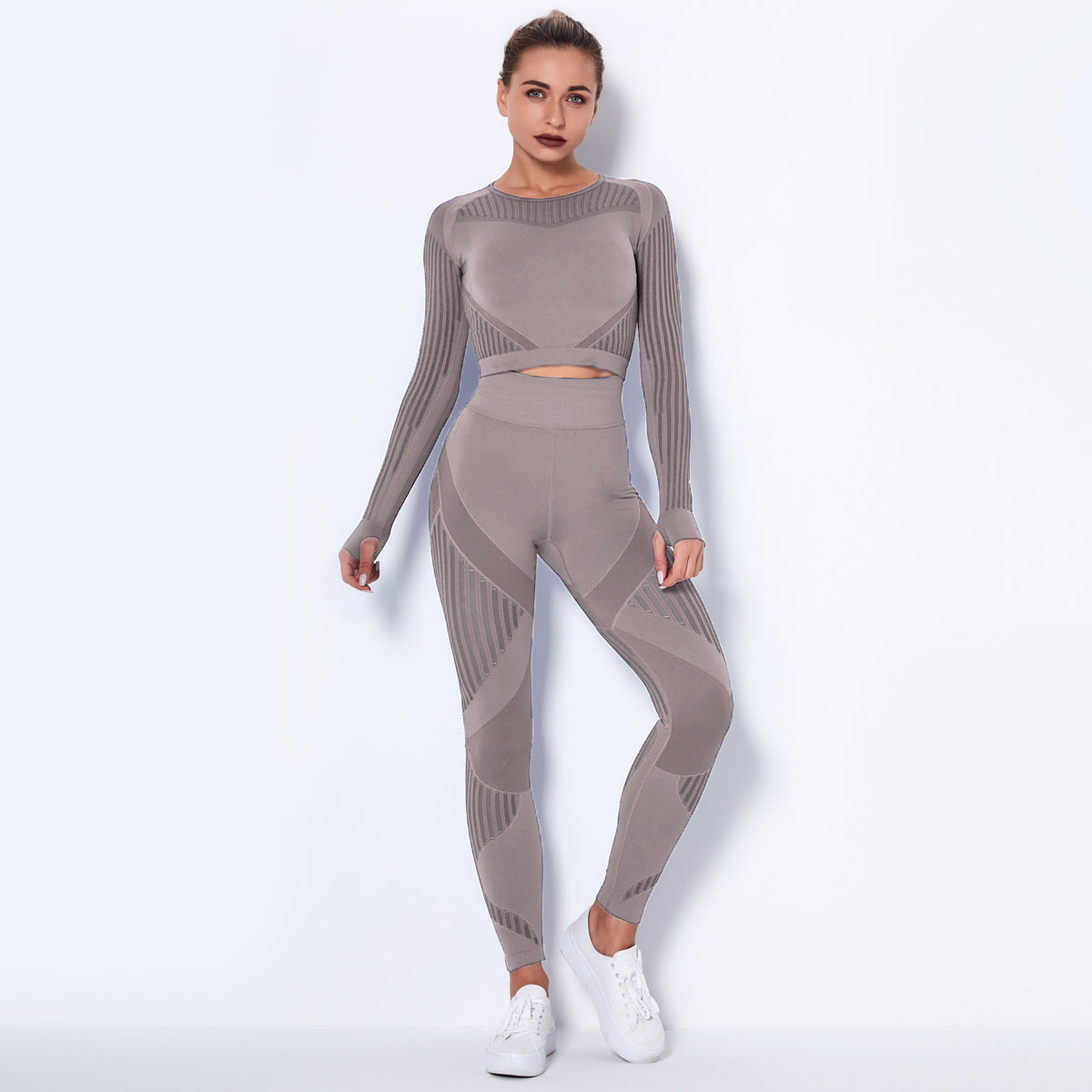 Long-Sleeved Yoga Set