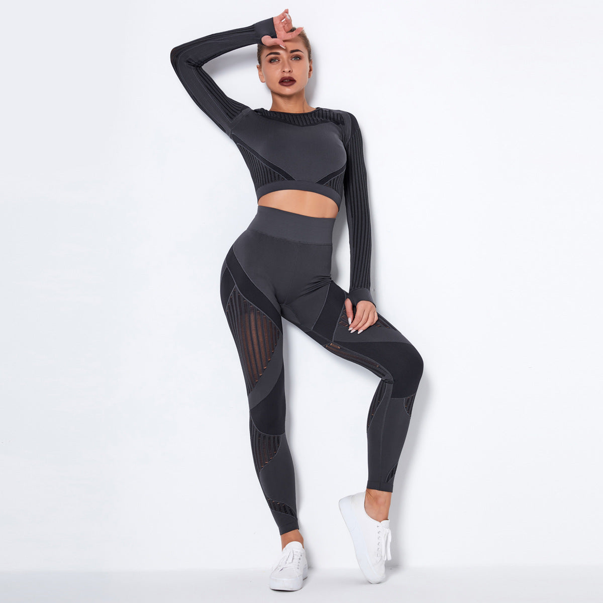Long-Sleeved Yoga Set