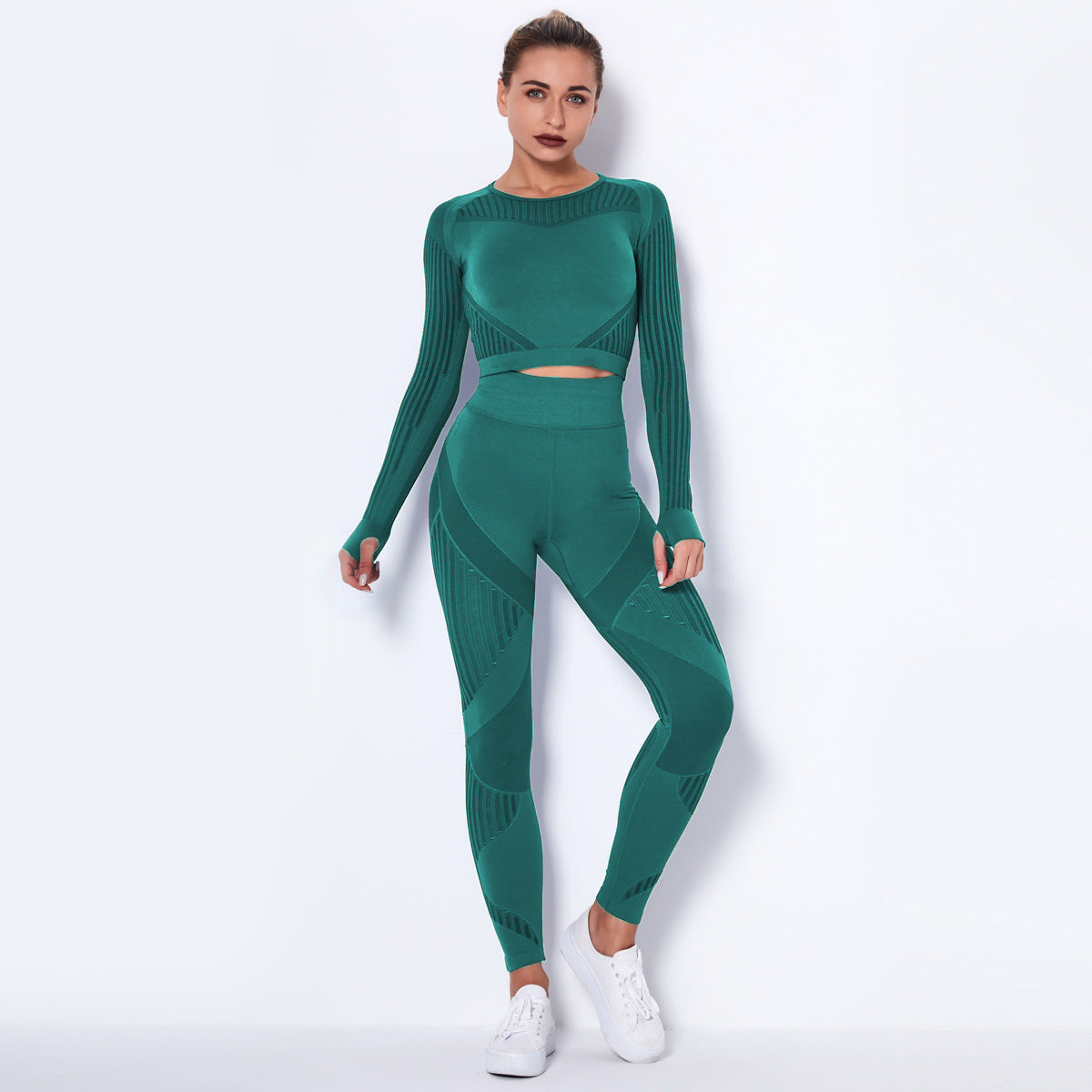 Long-Sleeved Yoga Set