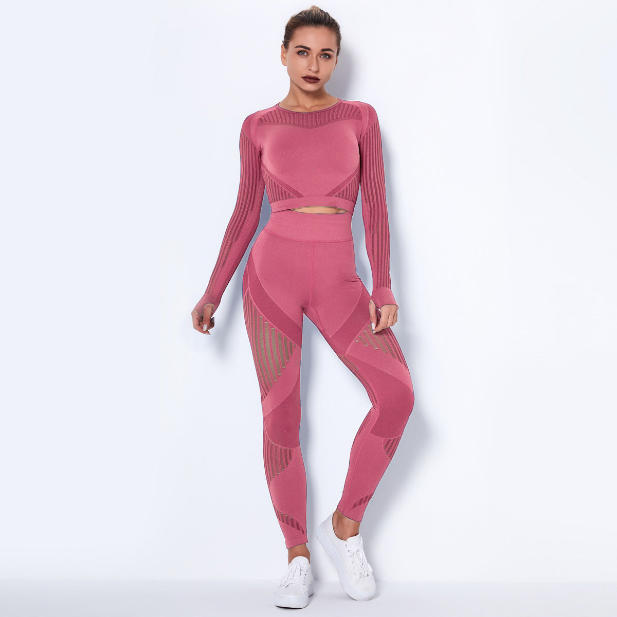 Long-Sleeved Yoga Set