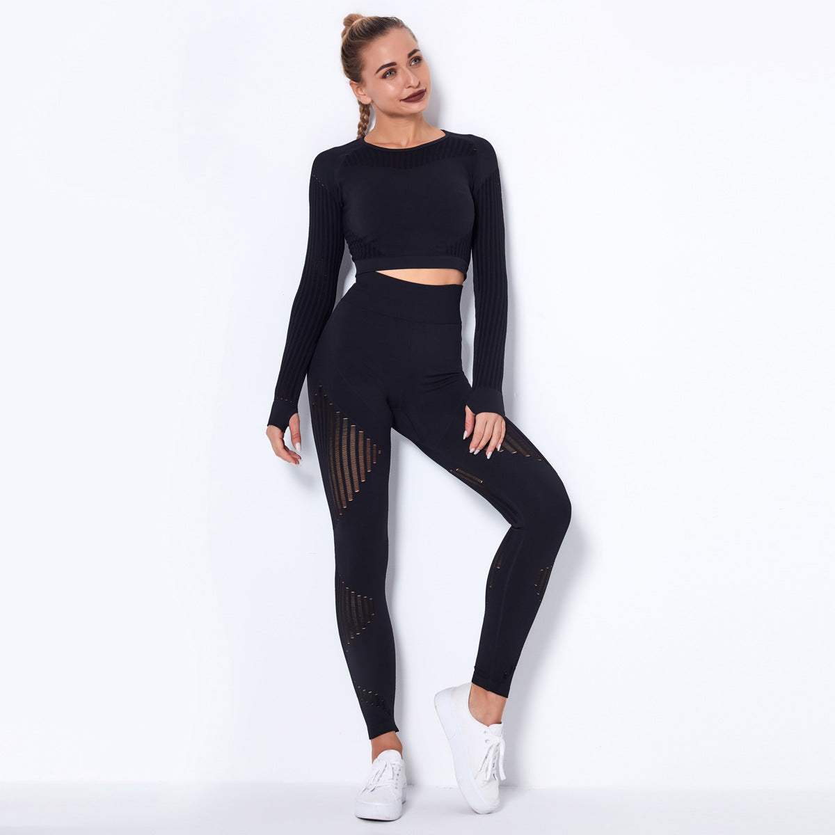 Long-Sleeved Yoga Set