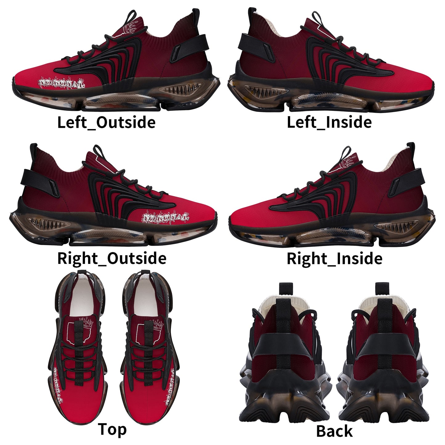 Yo Royal Deep Red Sneakers