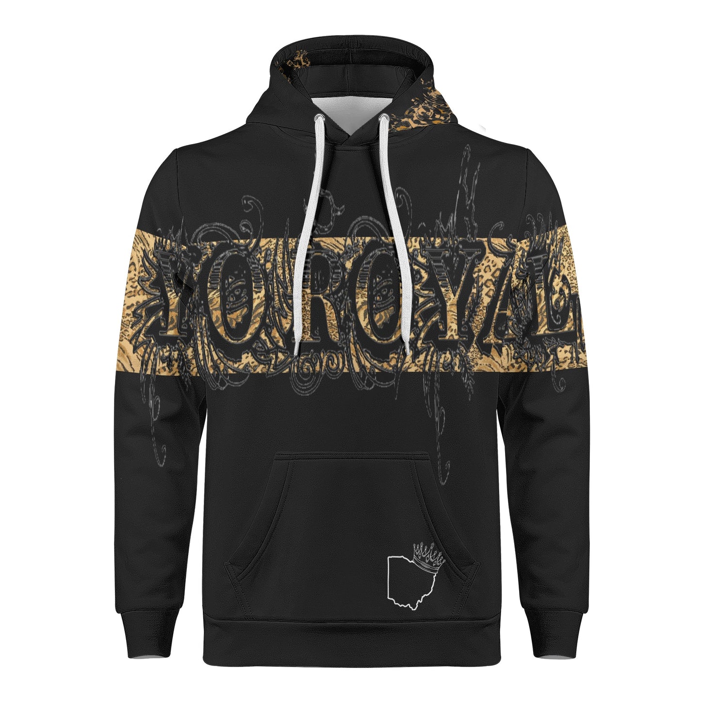 Yo Royal Animal Print Hoodie