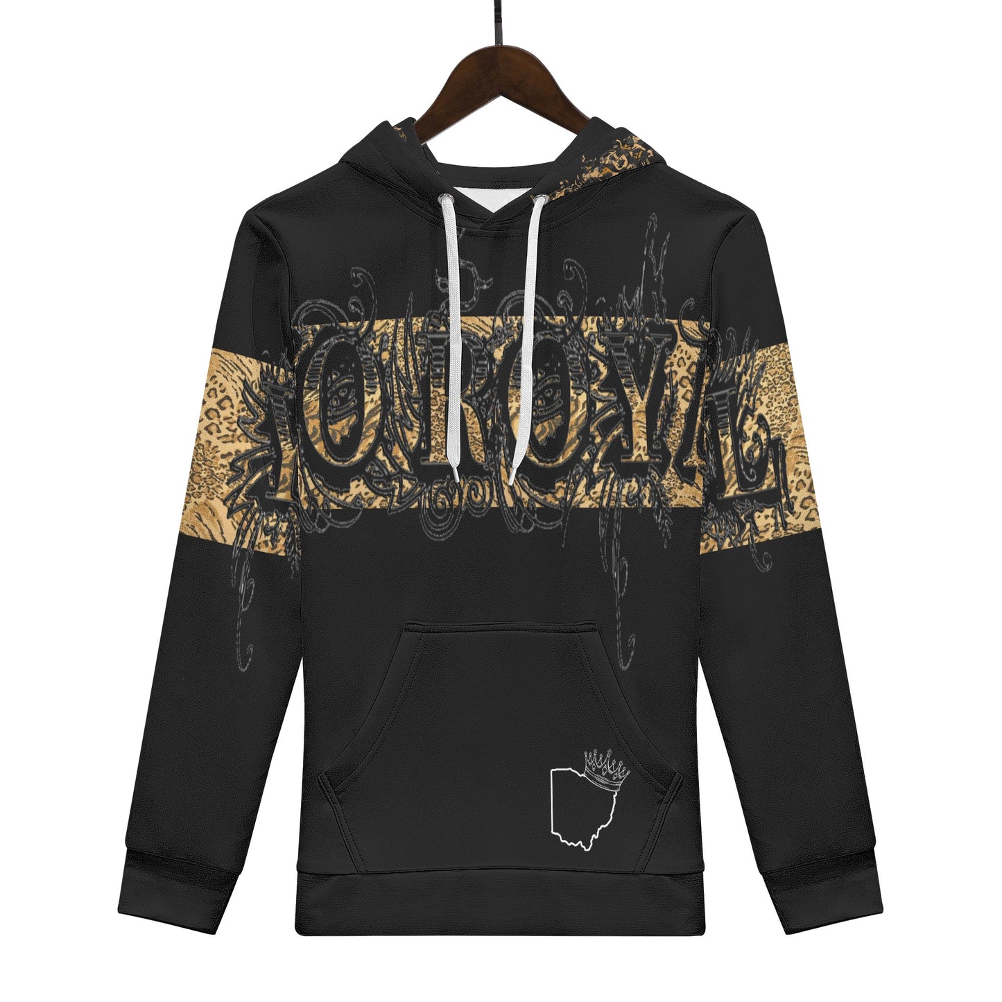 Yo Royal Animal Print Hoodie