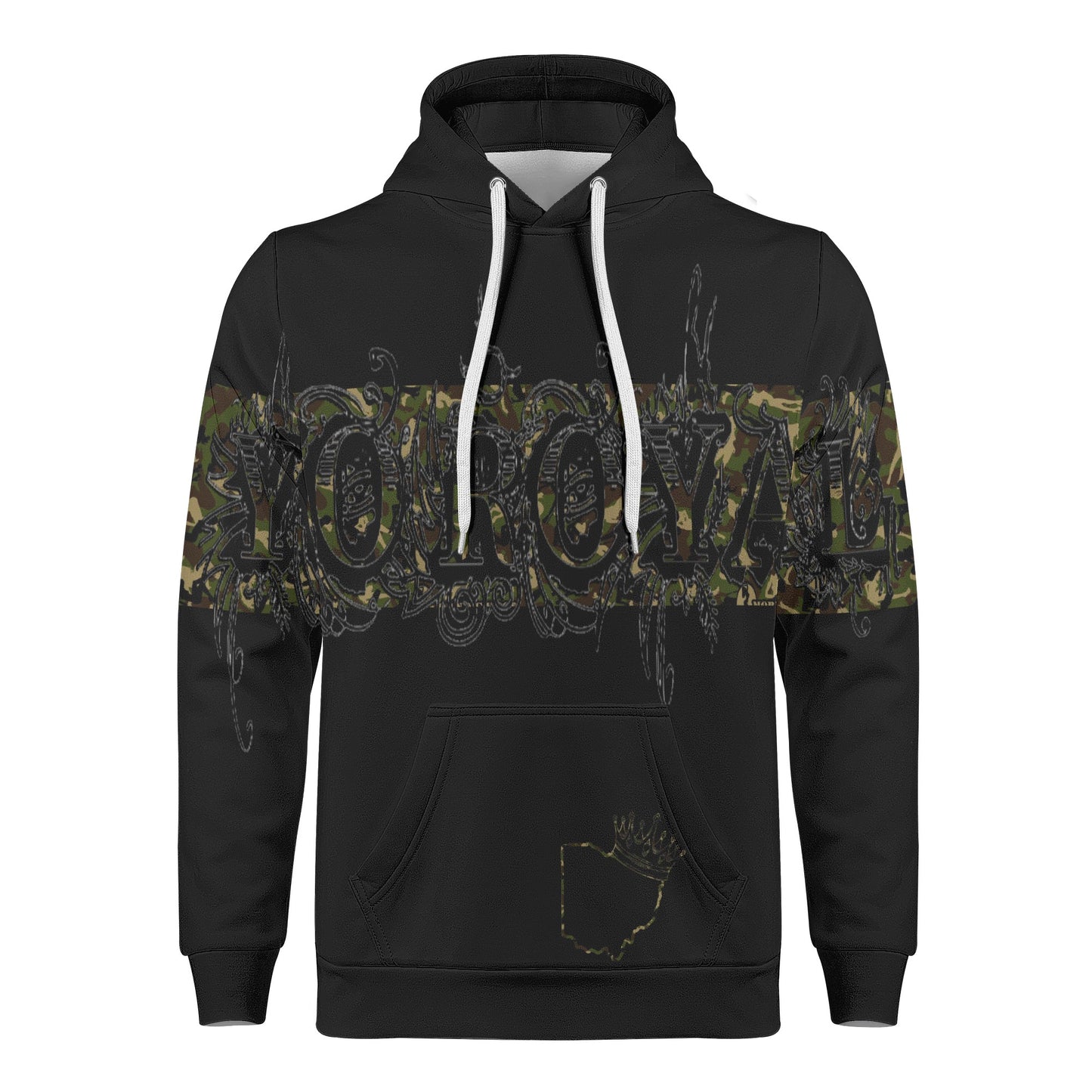 Yo Royal Green Camo Hoodie