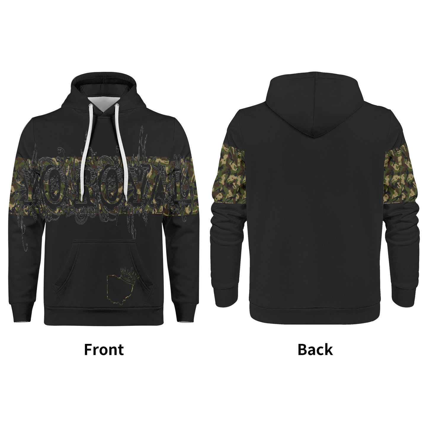 Yo Royal Green Camo Hoodie