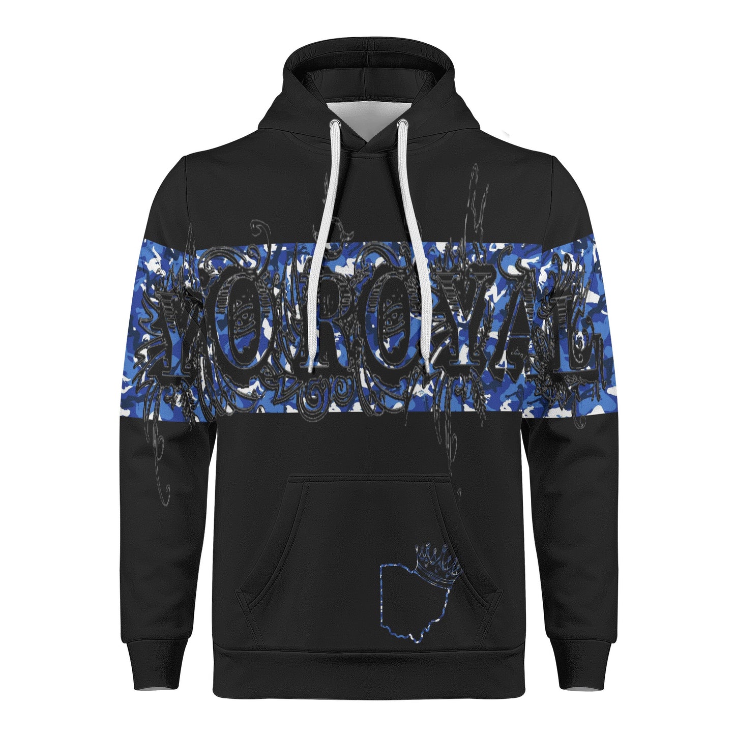 Yo Royal Blue Camo Hoodie