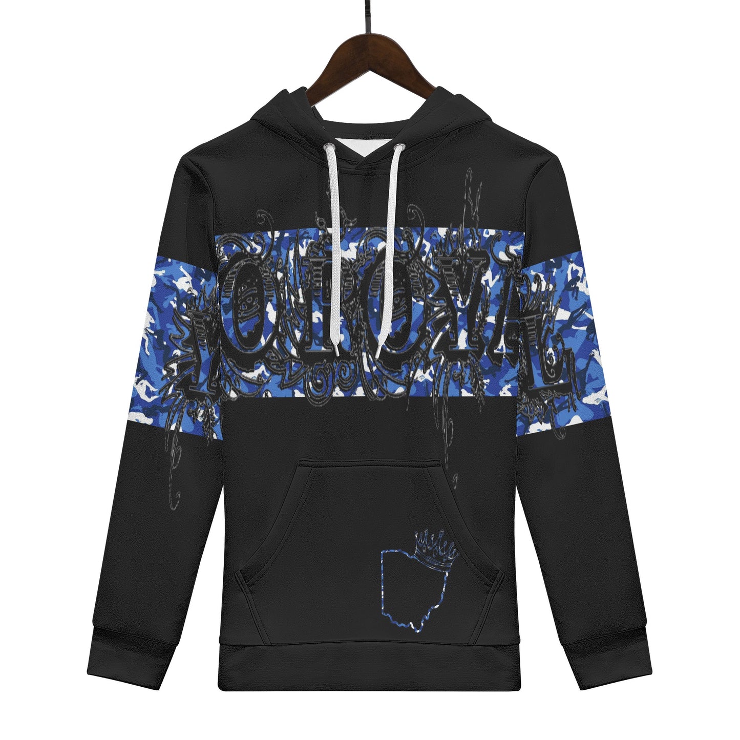 Yo Royal Blue Camo Hoodie