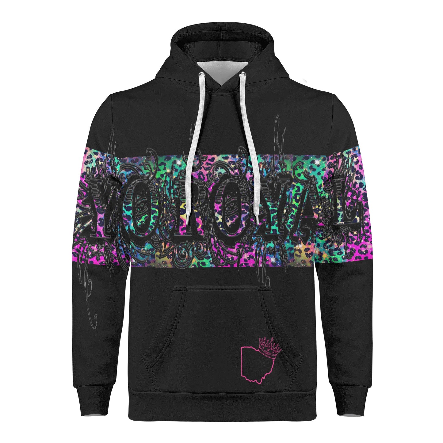 Yo Royal Multi Color Leopard Hoodie