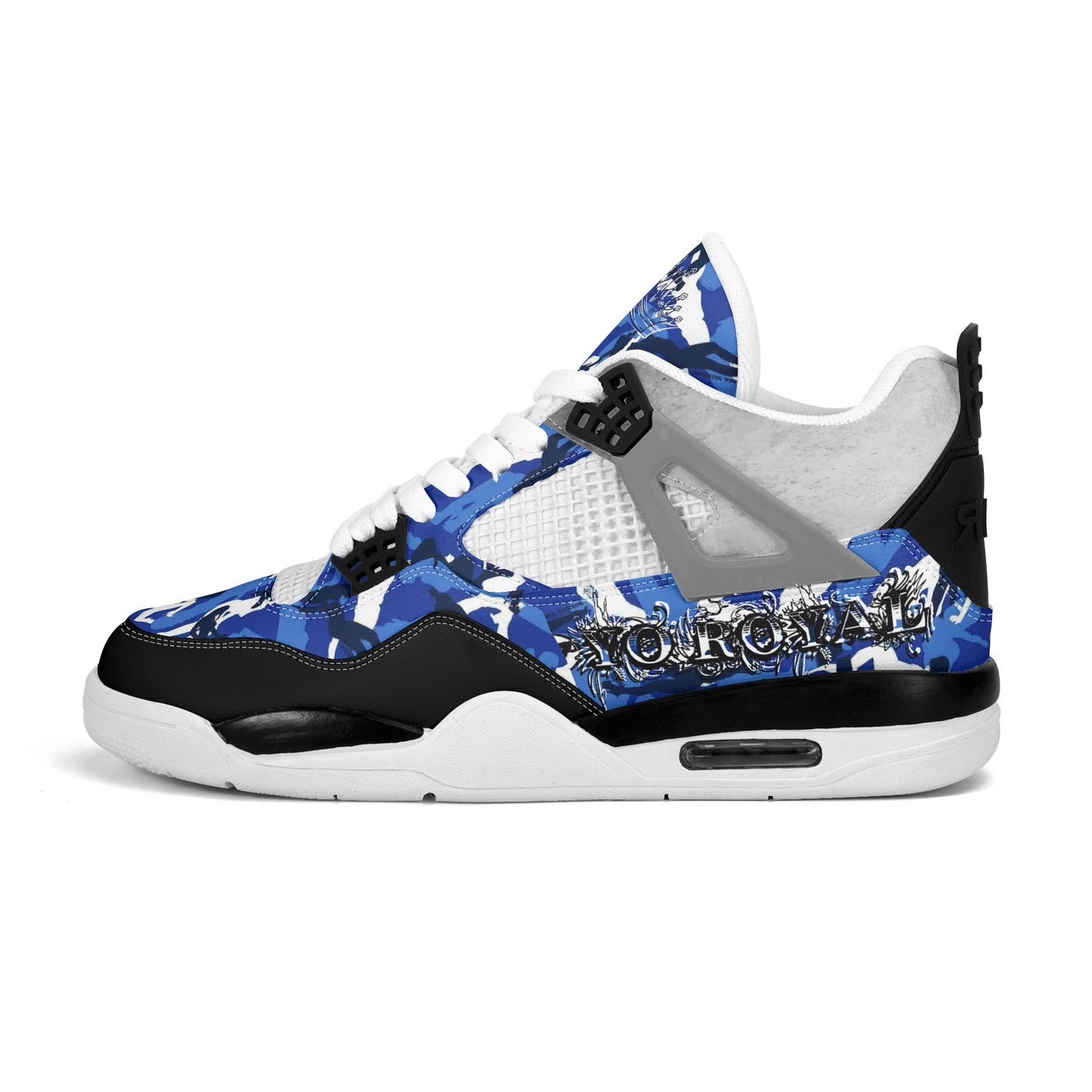 Yo Royal Blue Camo Sneakers