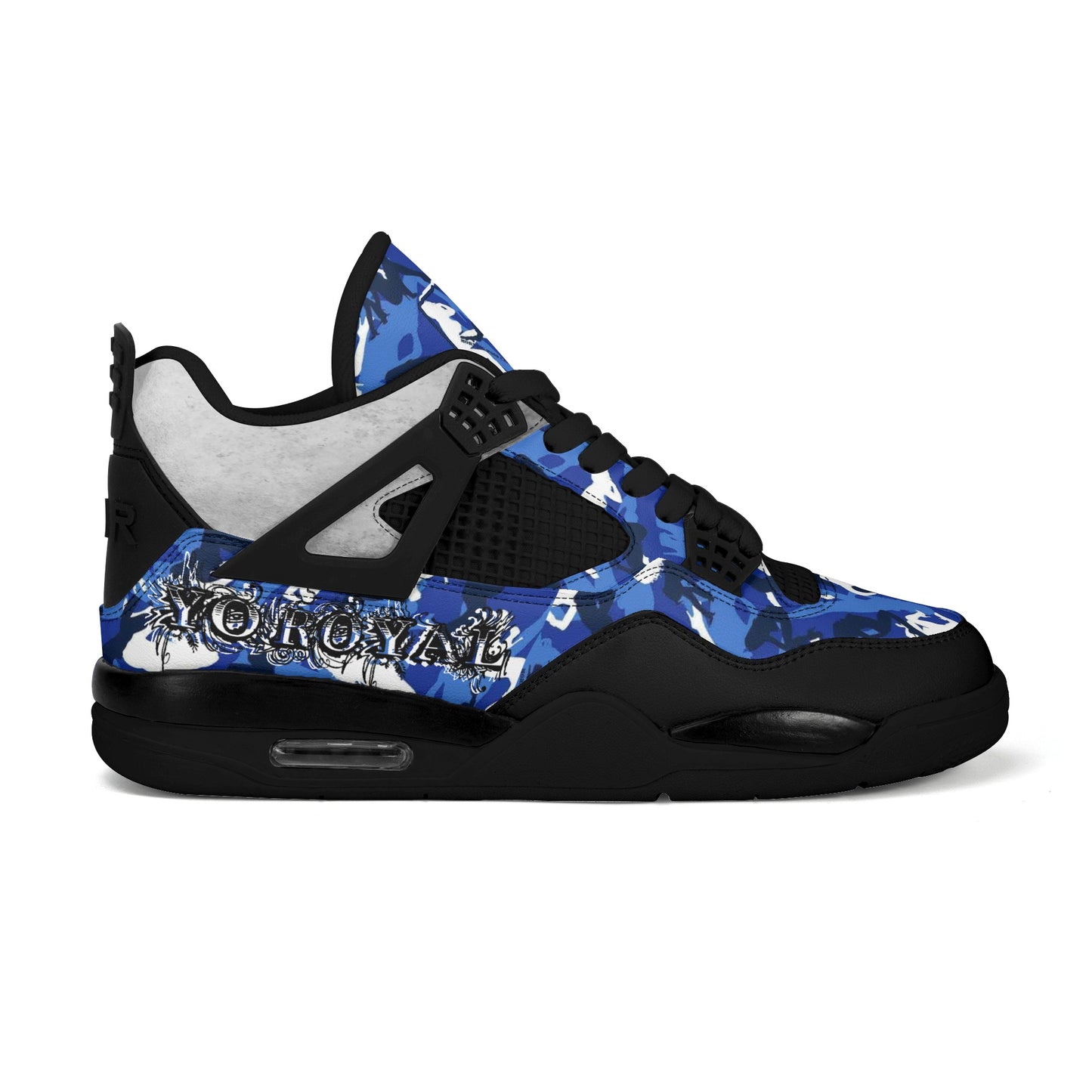 Yo Royal Blue Camo Sneakers