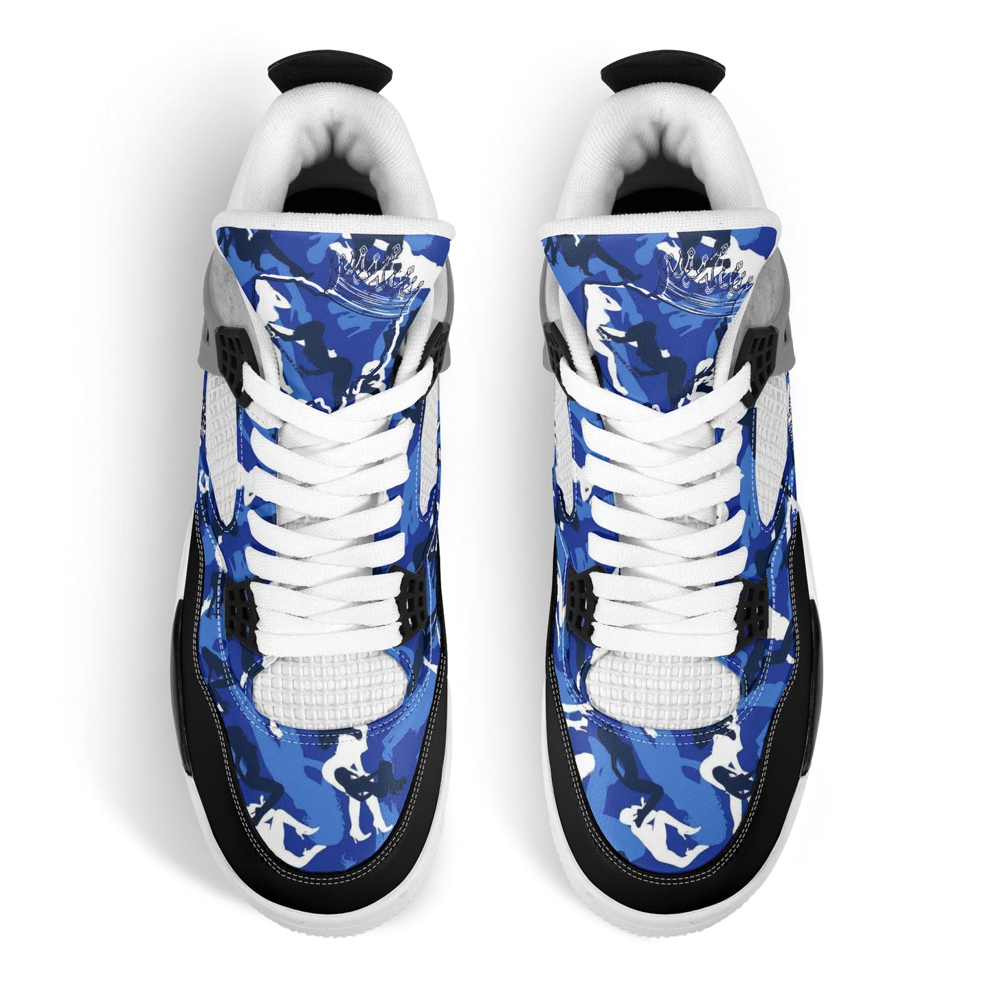 Yo Royal Blue Camo Sneakers