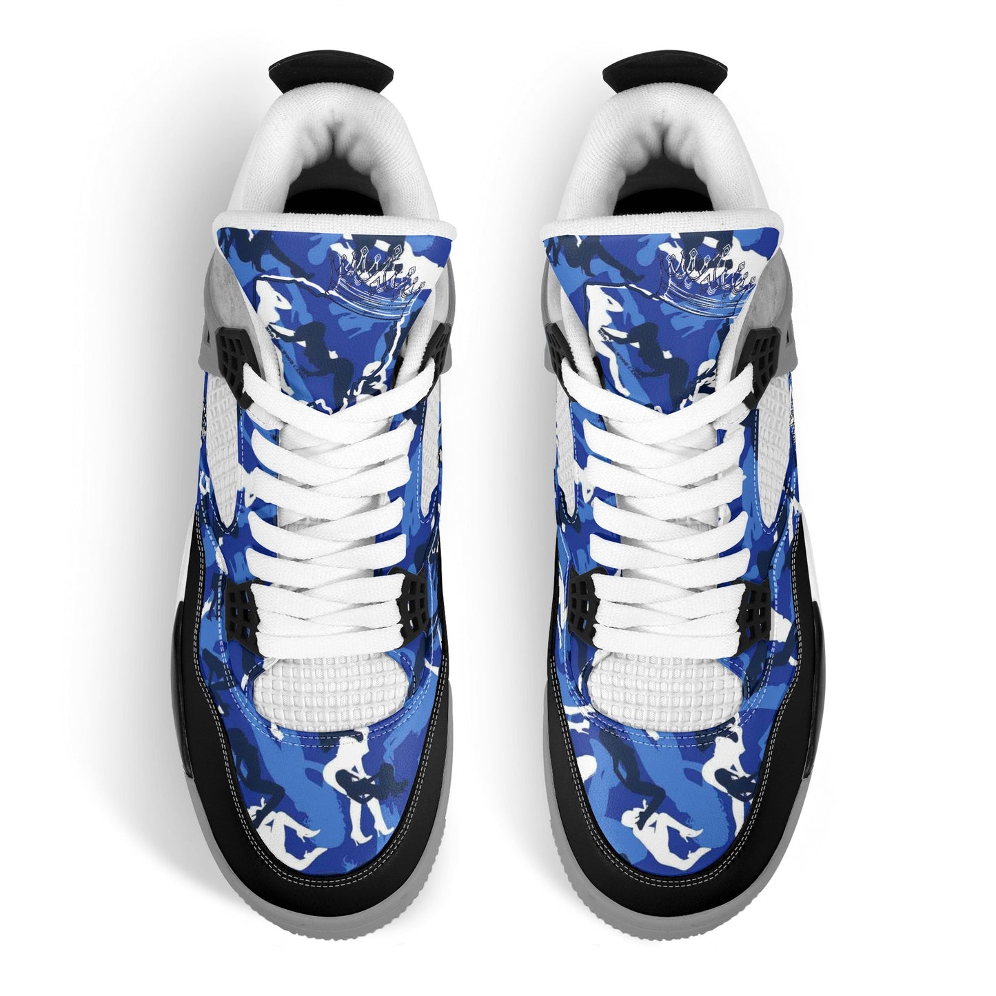 Yo Royal Blue Camo Sneakers