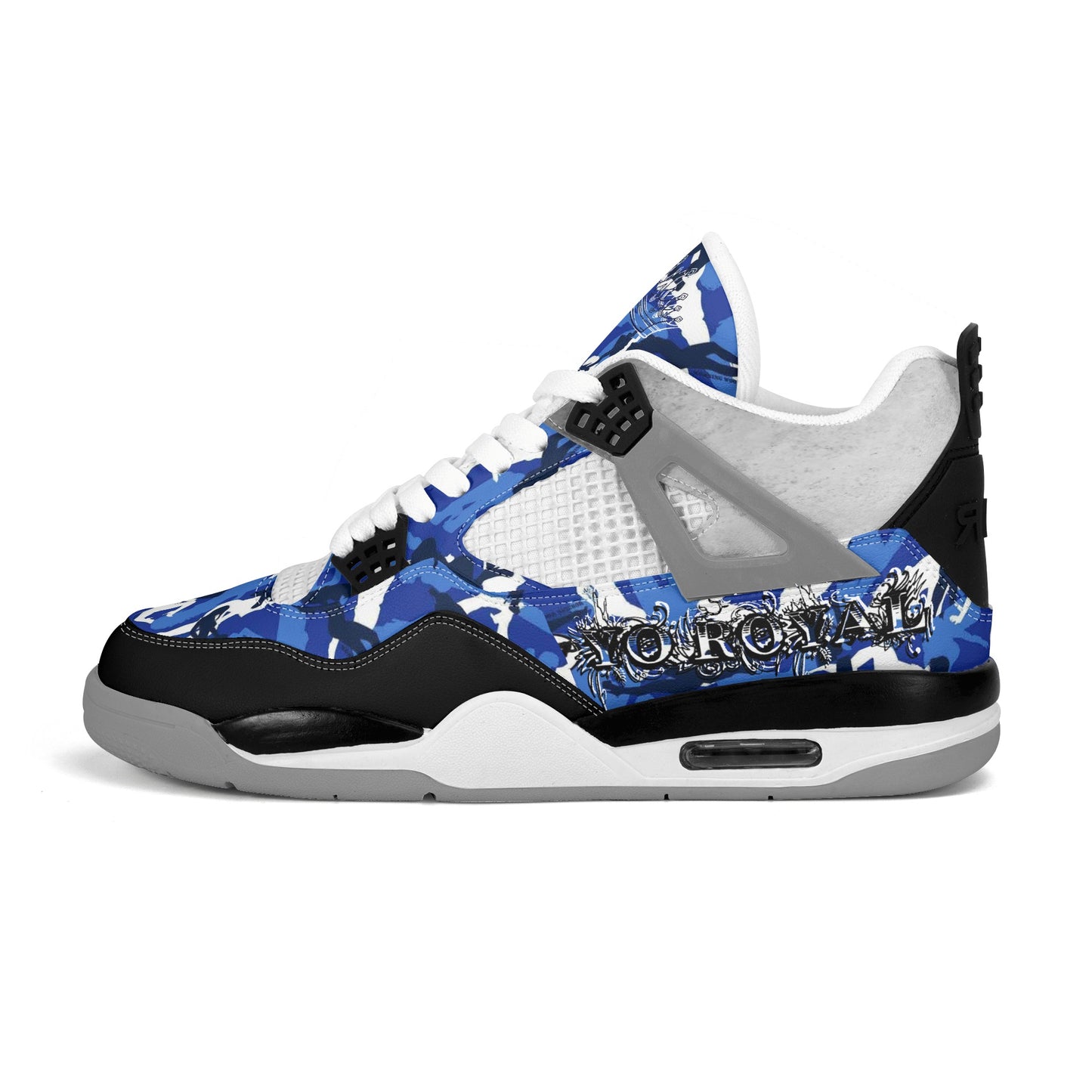 Yo Royal Blue Camo Sneakers