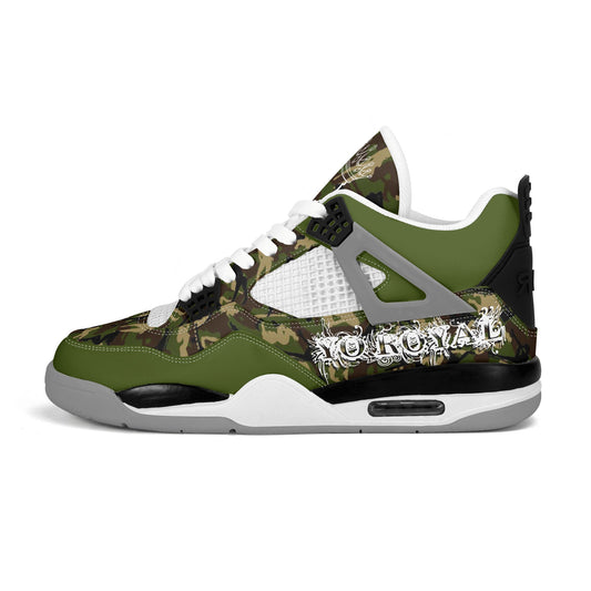 Yo Royal Green Camo Sneakers