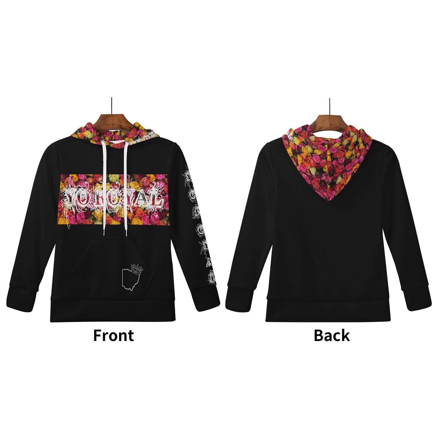 Kids Yo Royal Rose Hoodie