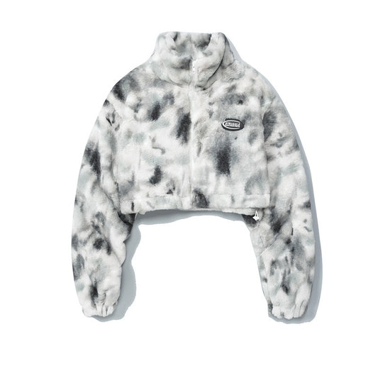 Imitation rabbit plush jacket for women