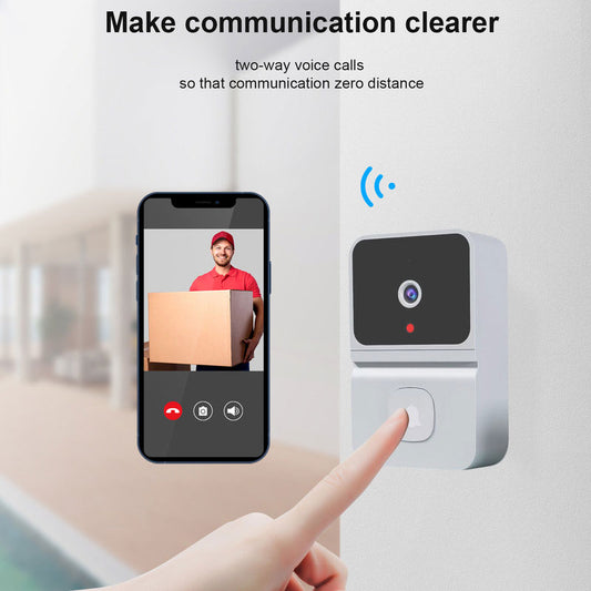Z30 Graffiti Smart Wireless Doorbell Home Smart Cat Eye WiFi Doorbell Home Visual Doorbell