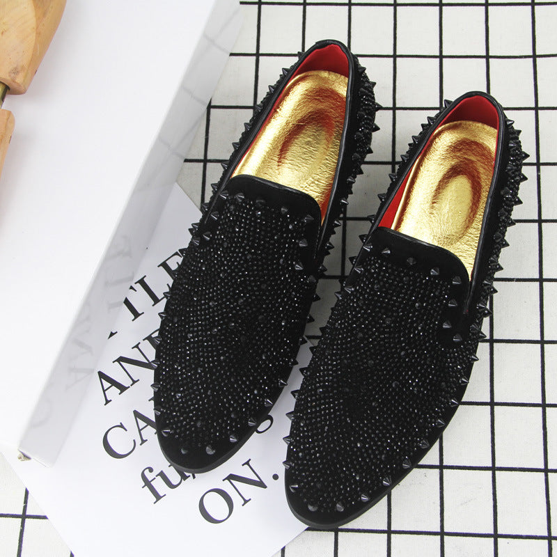 Men’s Dress Spiked Loafers
