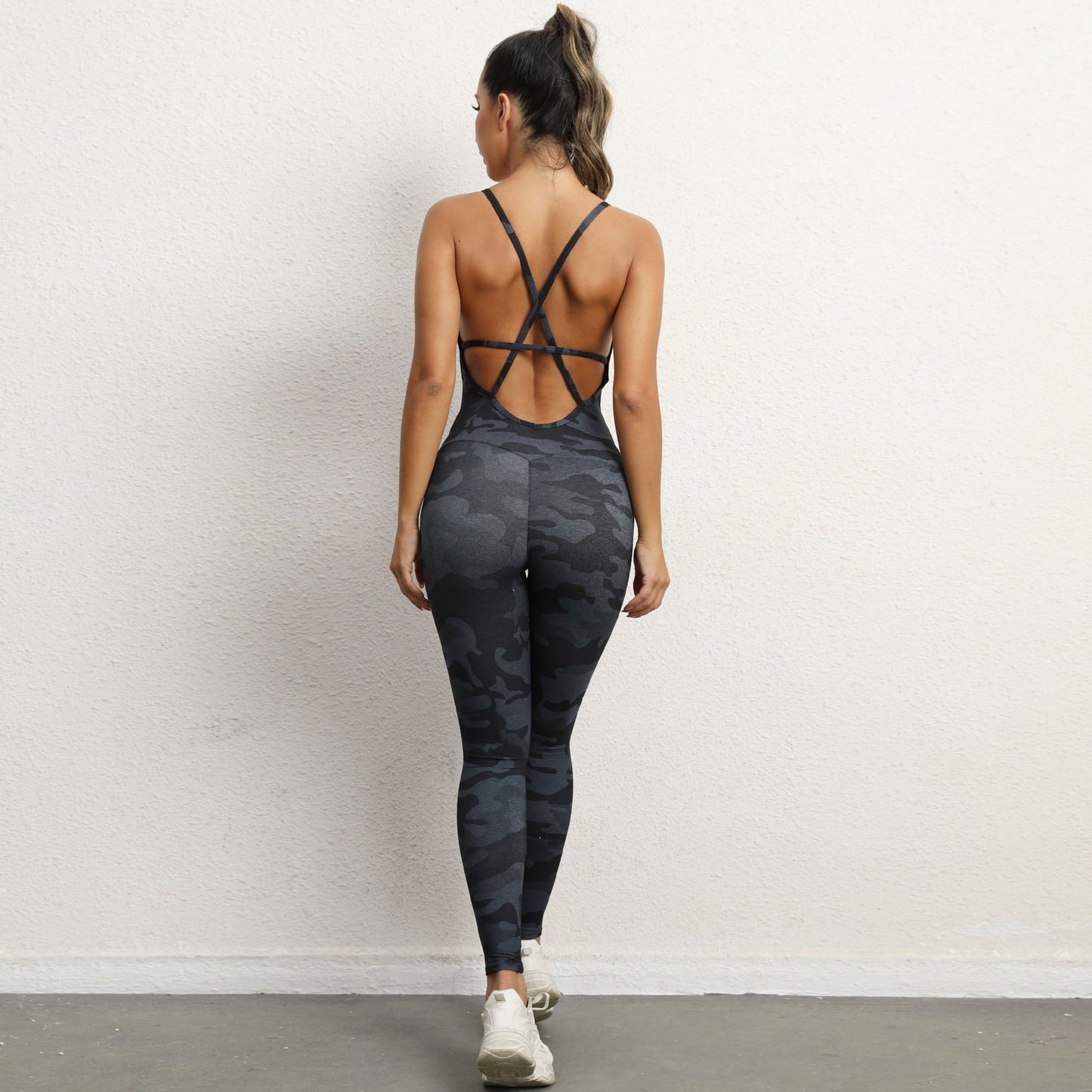 Backless One Piece Yoga Suit