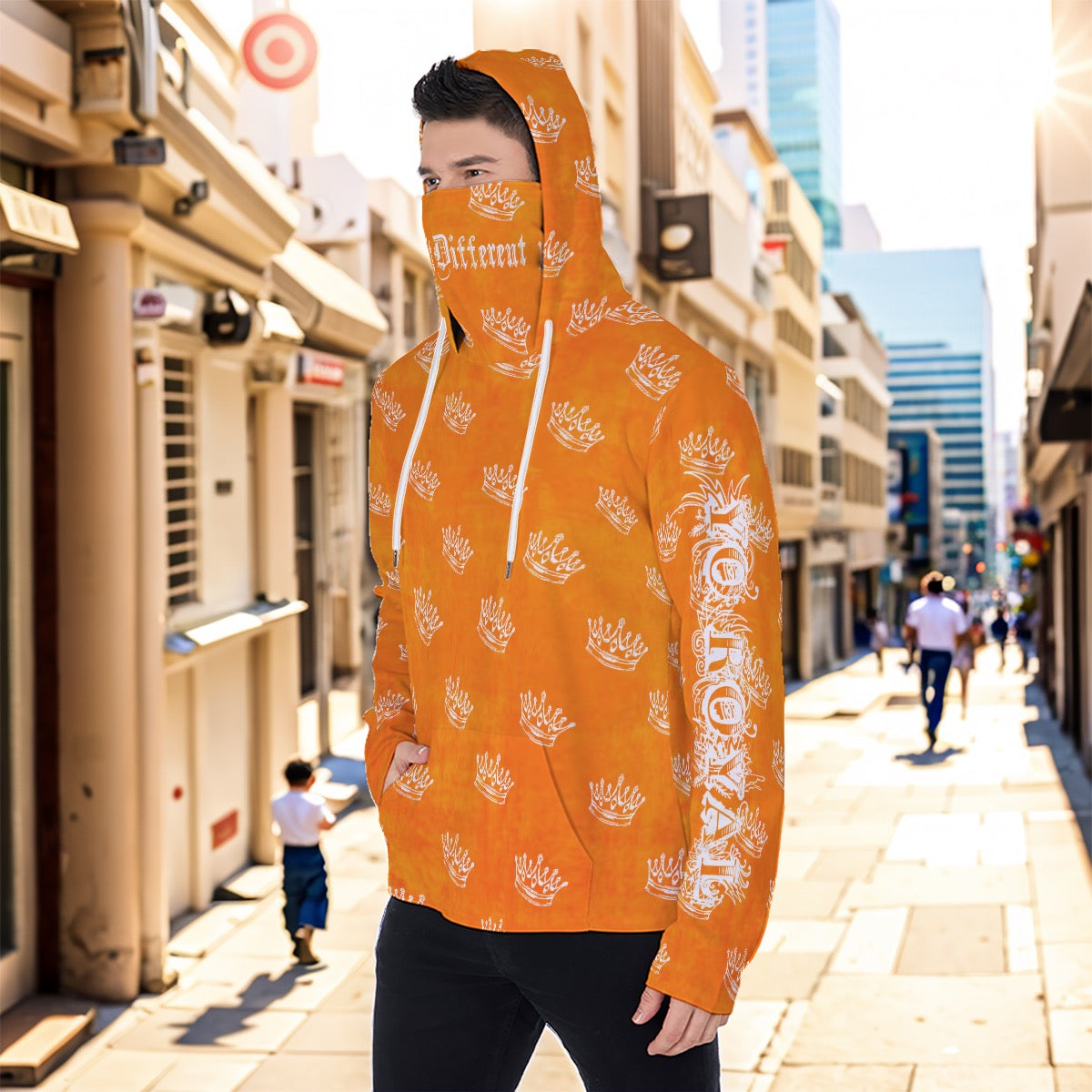 Men’s Yo Royal Masked Hoodie
