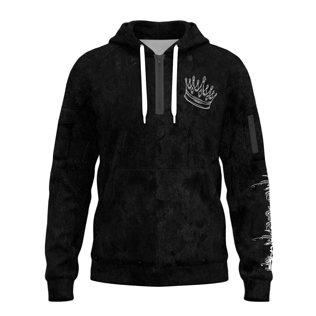 Blackout Yo Royal Half-Zip hoodie