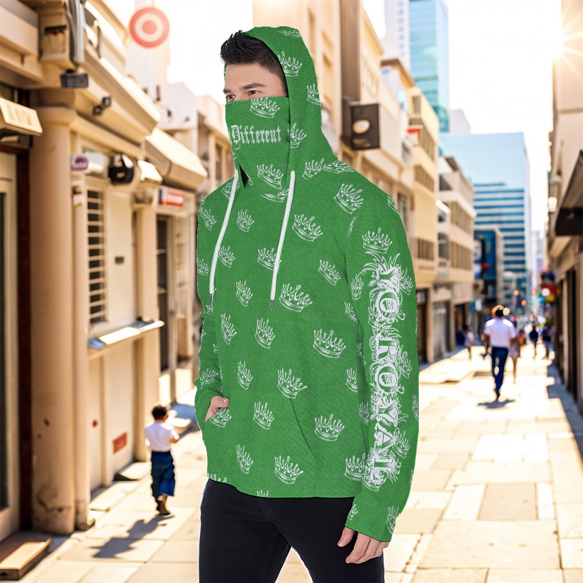 Men’s Yo Royal Masked Hoodie